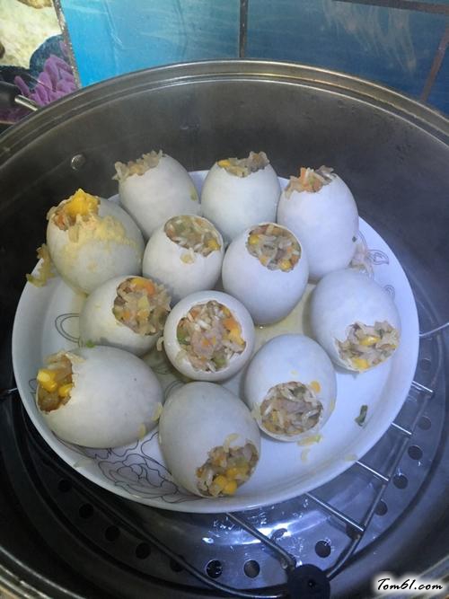 【咸蛋黄蒸糯米肉】