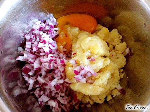 【葱香土豆泥饼】
