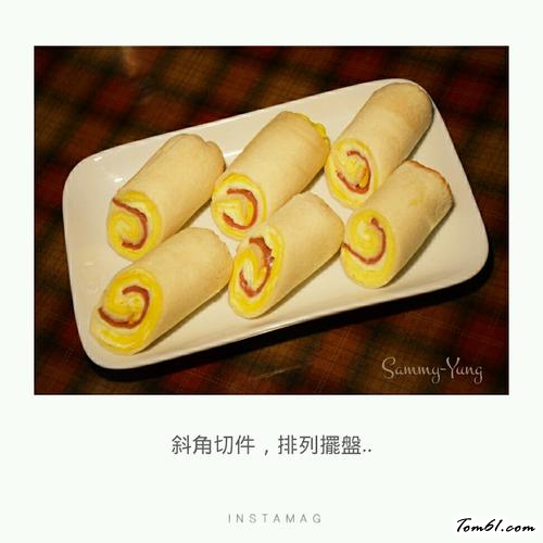 【芝士火腿雞蛋卷】