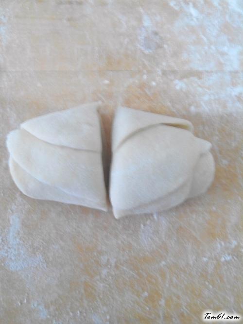 【自制香甜玫瑰花面包】