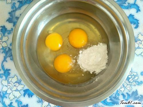 【三彩鸡蛋卷】