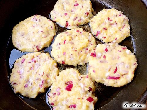 【葱香土豆泥饼】