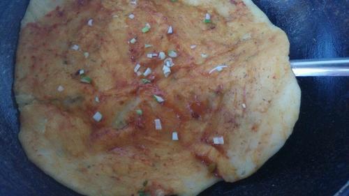 【酱香葱油饼】