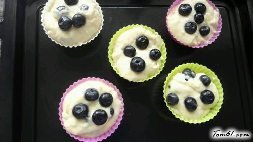 【蓝莓蜂蜜马芬】