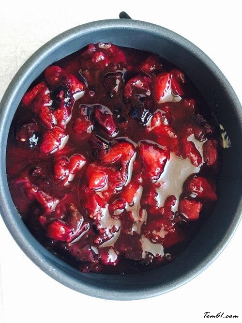 【烤蓝莓芝士蛋糕】