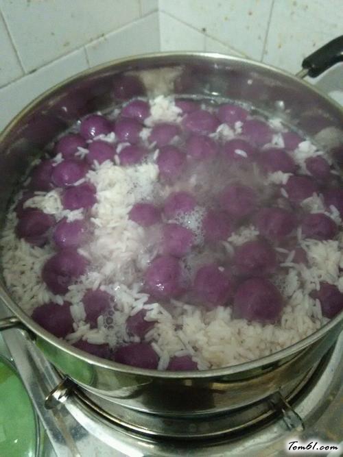 【紫薯小汤圆】