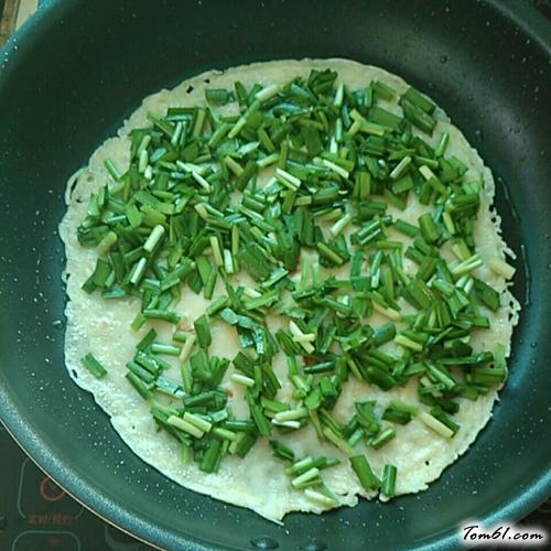 【韭菜卷饼】