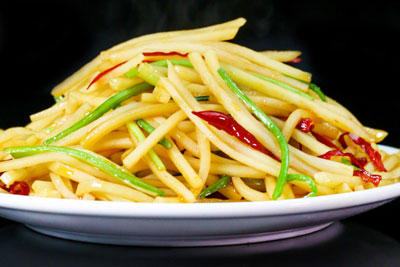 炝炒土豆丝怎么做色泽靓丽味道好