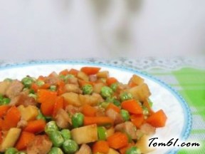 彩色小炒的做法