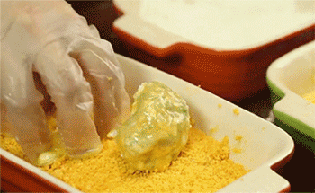 【可乐饼】土豆泥裹面包糠