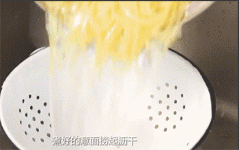 【博洛尼亚肉酱面】沥干意面