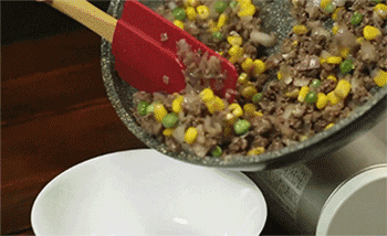 【可乐饼】盛出牛肉末