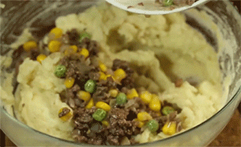 【可乐饼】加入牛肉末