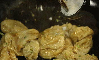 【素面筋扒菜心】油面筋调味