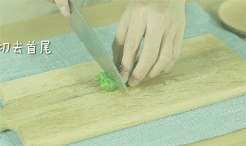 【土豆秋葵卷】切秋葵