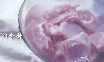 【小米蒸排骨】浸泡