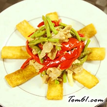豆腐焖豆角的做法