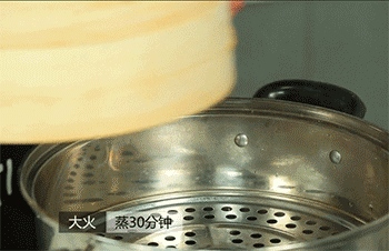 【传统八宝饭】蒸糯米
