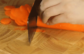 【烤鱼】切胡萝卜