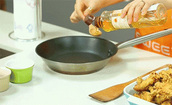 【炸鸡】加番茄酱