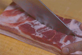 【卤肉饭】切肉