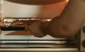 【烤鱼】放入烤箱