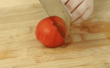 【茄汁龙利鱼】切西红柿