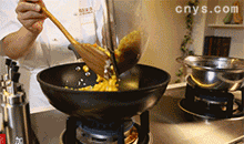 【三色玉米】翻炒
