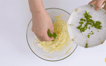 【土豆饼】加葱花