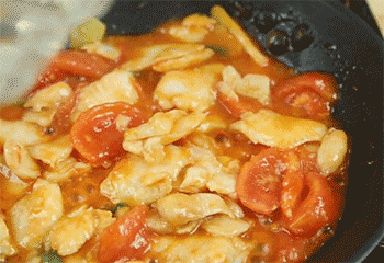 【茄汁龙利鱼】加水