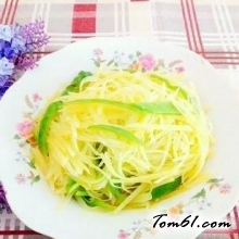 青椒土豆丝的做法2