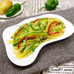 青椒土豆丝的做法3