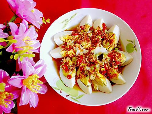 【小菜凉拌蒜泥鸡蛋】