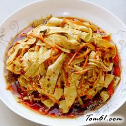 凉拌豆腐皮的做法2