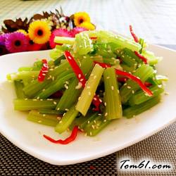 凉拌彩椒芹菜的做法