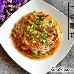凉拌绿豆芽黄瓜的做法