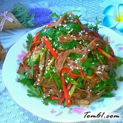 凉拌猪心肉的做法