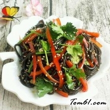 凉拌蕨根粉的做法2