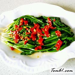 凉拌韭菜的做法
