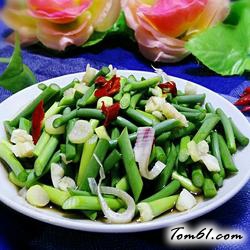凉拌蒜苔的做法