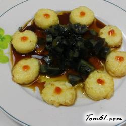 皮蛋拌玉子豆腐的做法