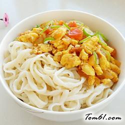 西红柿鸡蛋打卤面的做法