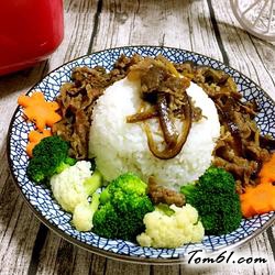 超敌美味的肥牛盖饭的做法
