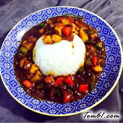 鸡肉咖喱饭的做法2