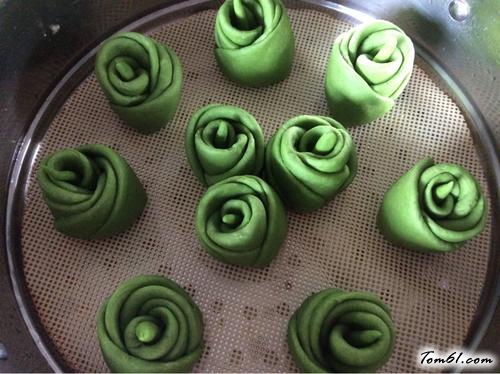 【彩色蔬菜馒头】