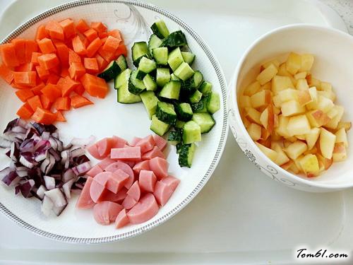 【咖喱苹果炒饭】