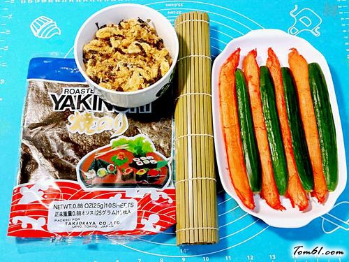 【蟹肉棒肉松寿司】