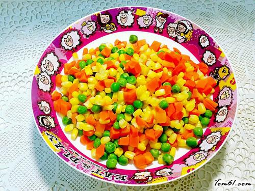 【虾仁彩蔬拌飯】
