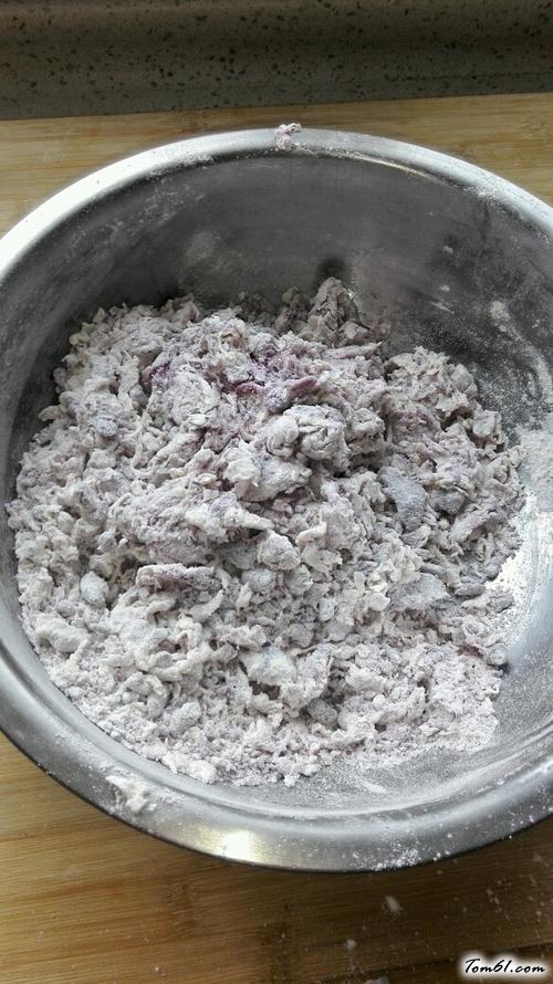 【紫薯麻花馒头】