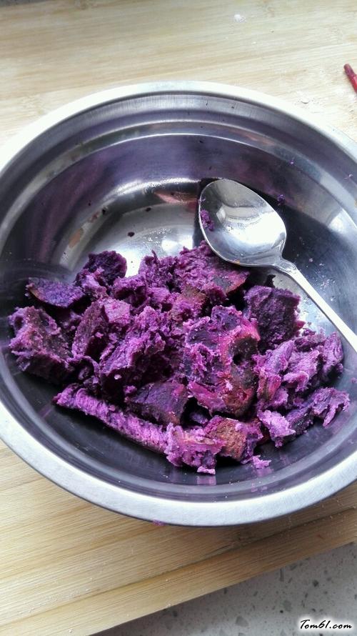 【紫薯麻花馒头】